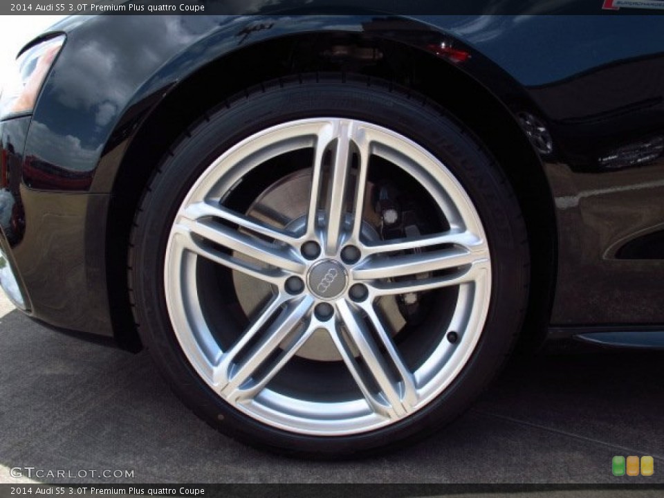 2014 Audi S5 3.0T Premium Plus quattro Coupe Wheel and Tire Photo #83717059
