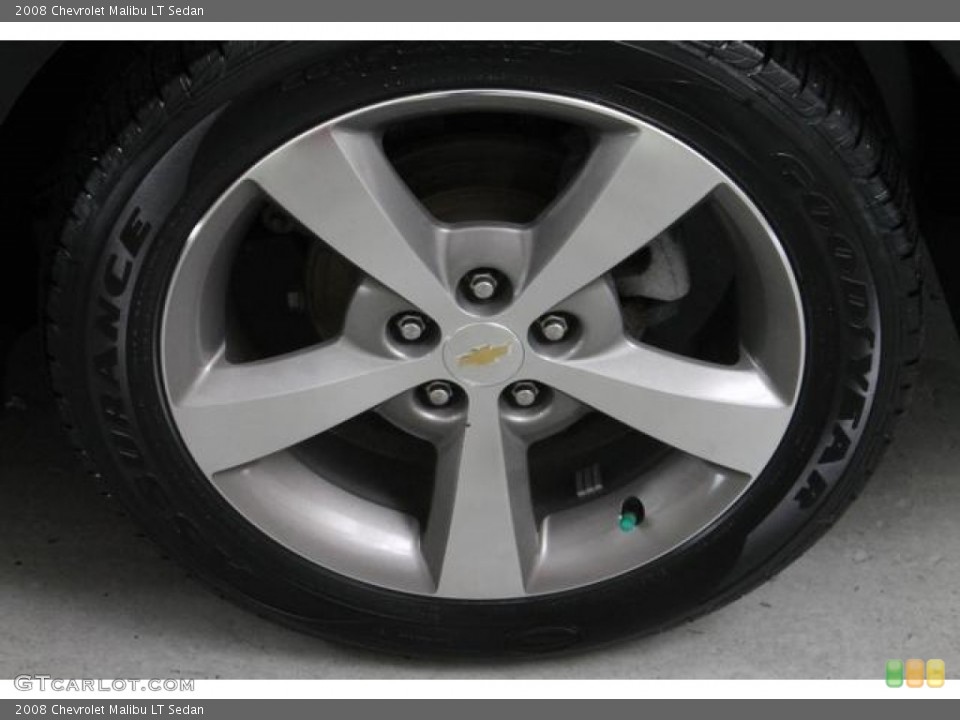 2008 Chevrolet Malibu LT Sedan Wheel and Tire Photo #83719039