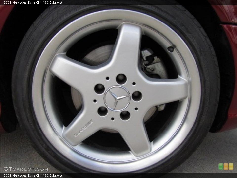 2003 Mercedes-Benz CLK 430 Cabriolet Wheel and Tire Photo #83719945