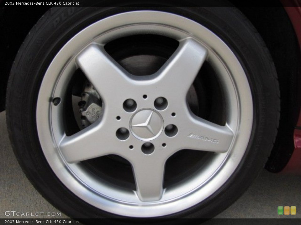 2003 Mercedes-Benz CLK 430 Cabriolet Wheel and Tire Photo #83719968