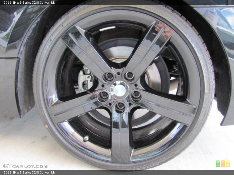 2012 BMW 3 Series 328i Convertible Wheel and Tire Photo #83721568