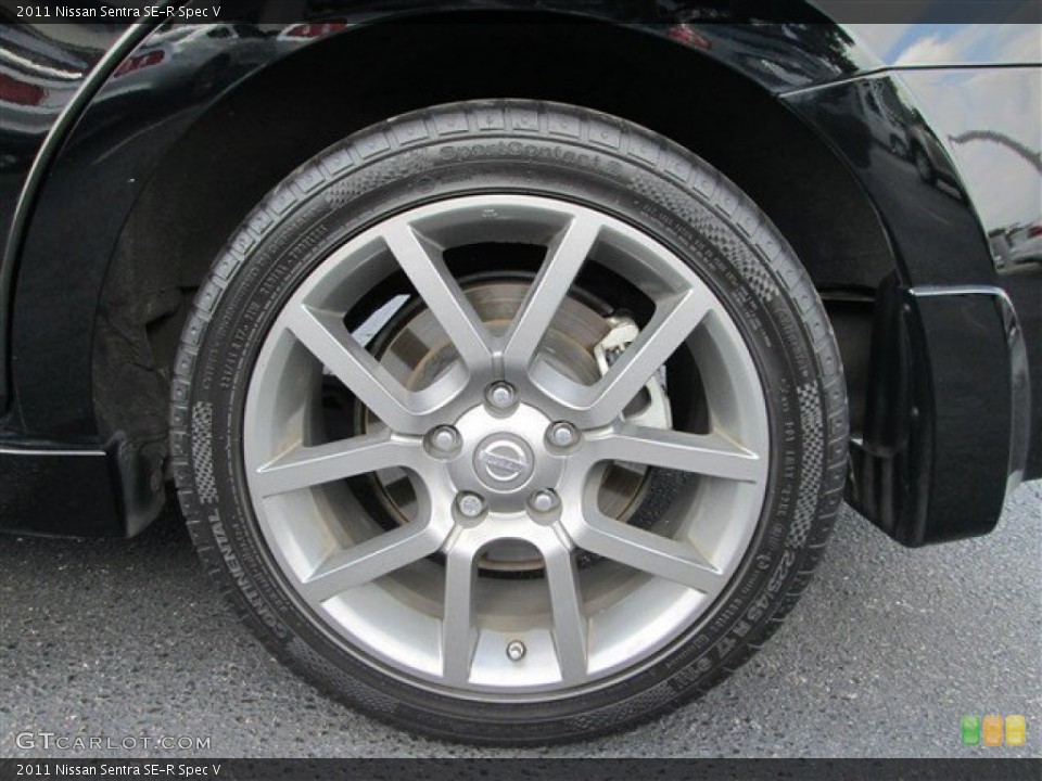 2011 Nissan Sentra SE-R Spec V Wheel and Tire Photo #83741386