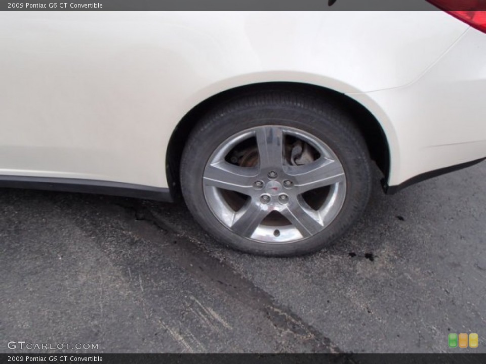 2009 Pontiac G6 GT Convertible Wheel and Tire Photo #83750194