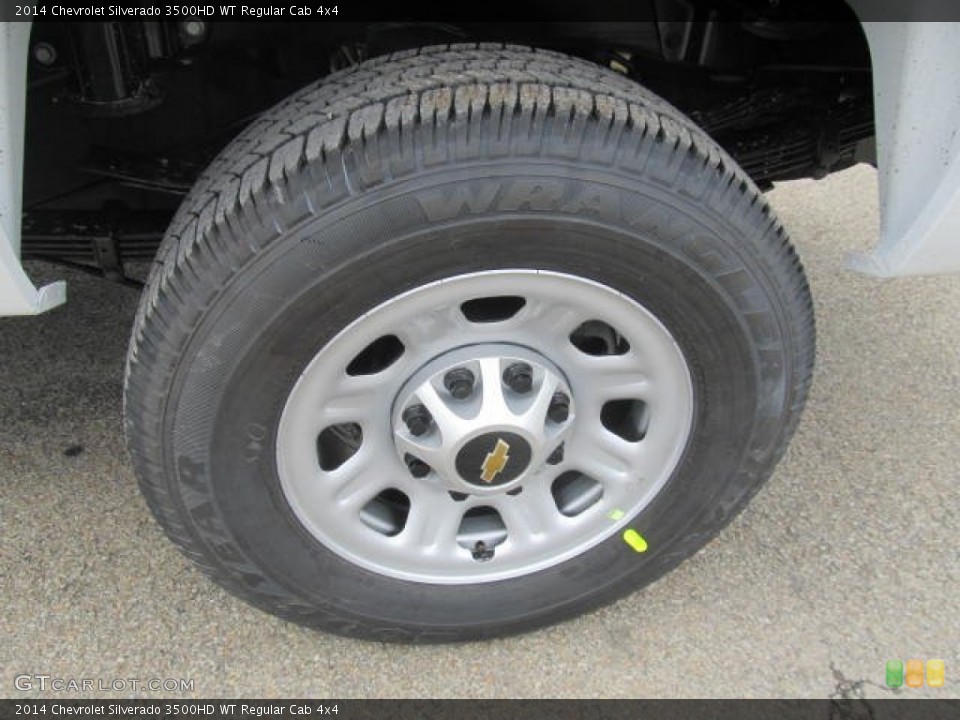 2014 Chevrolet Silverado 3500HD WT Regular Cab 4x4 Wheel and Tire Photo #83754385