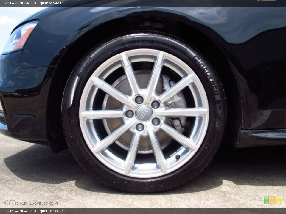 2014 Audi A4 2.0T quattro Sedan Wheel and Tire Photo #83754943