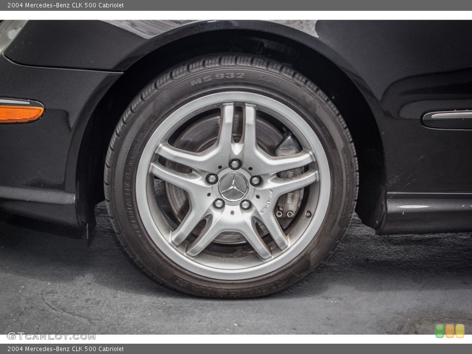 2004 Mercedes-Benz CLK 500 Cabriolet Wheel and Tire Photo #83771134