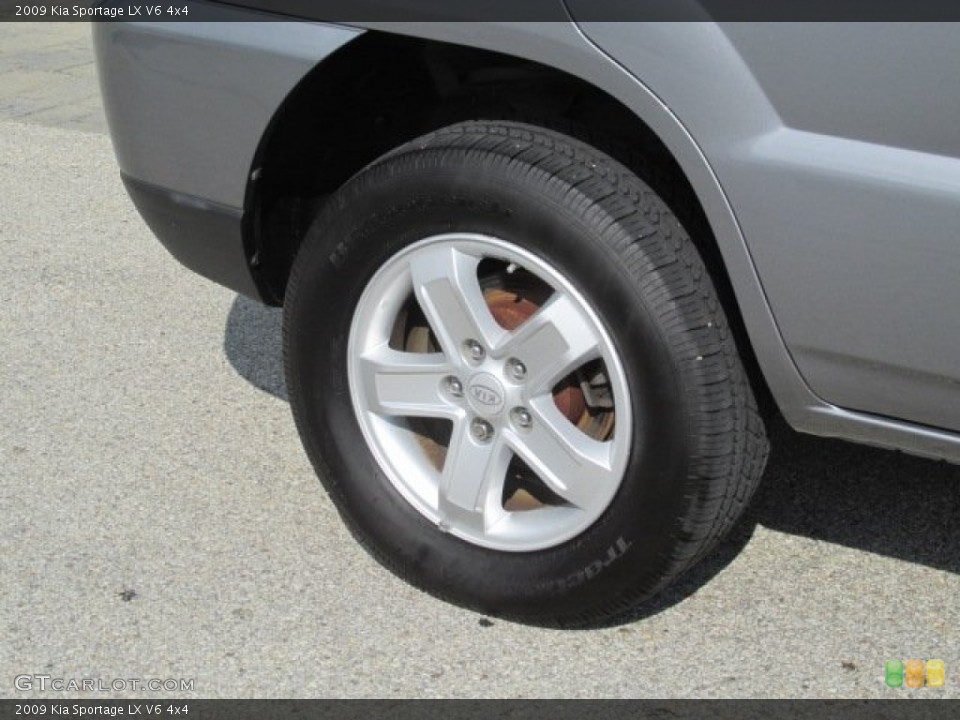 2009 Kia Sportage LX V6 4x4 Wheel and Tire Photo #83782280