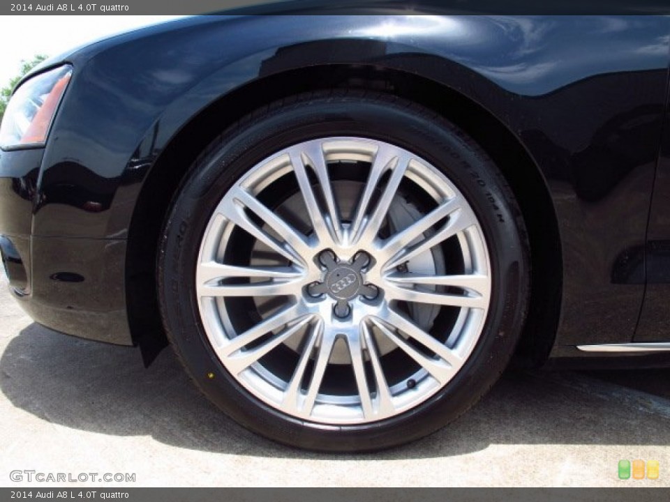 2014 Audi A8 L 4.0T quattro Wheel and Tire Photo #83796973