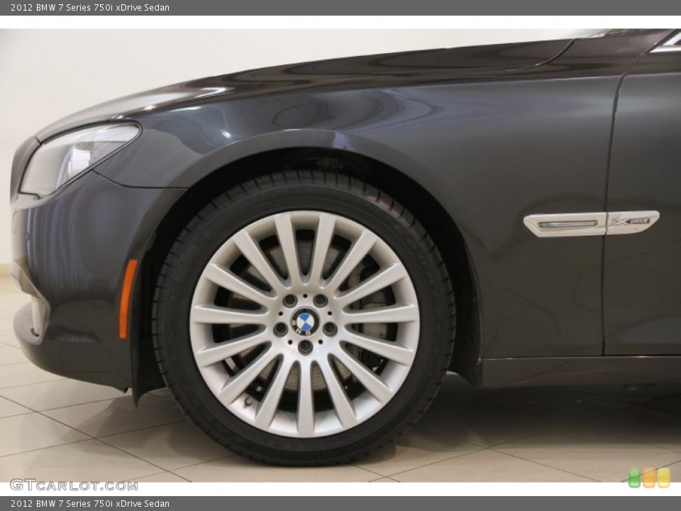 2012 BMW 7 Series 750i xDrive Sedan Wheel and Tire Photo #83799778