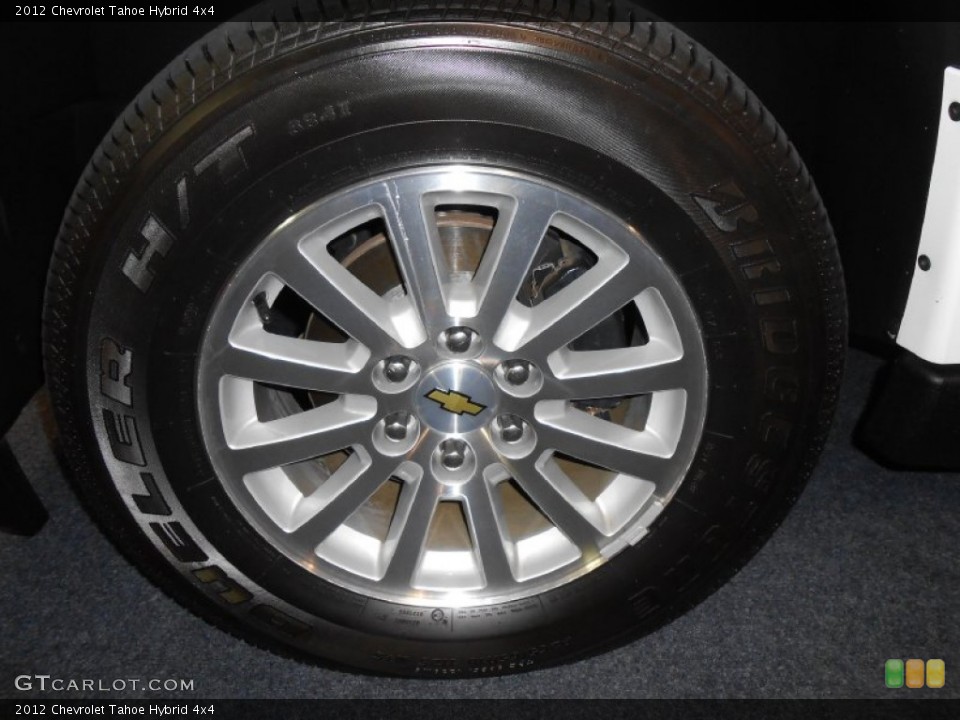 2012 Chevrolet Tahoe Hybrid 4x4 Wheel and Tire Photo #83813683