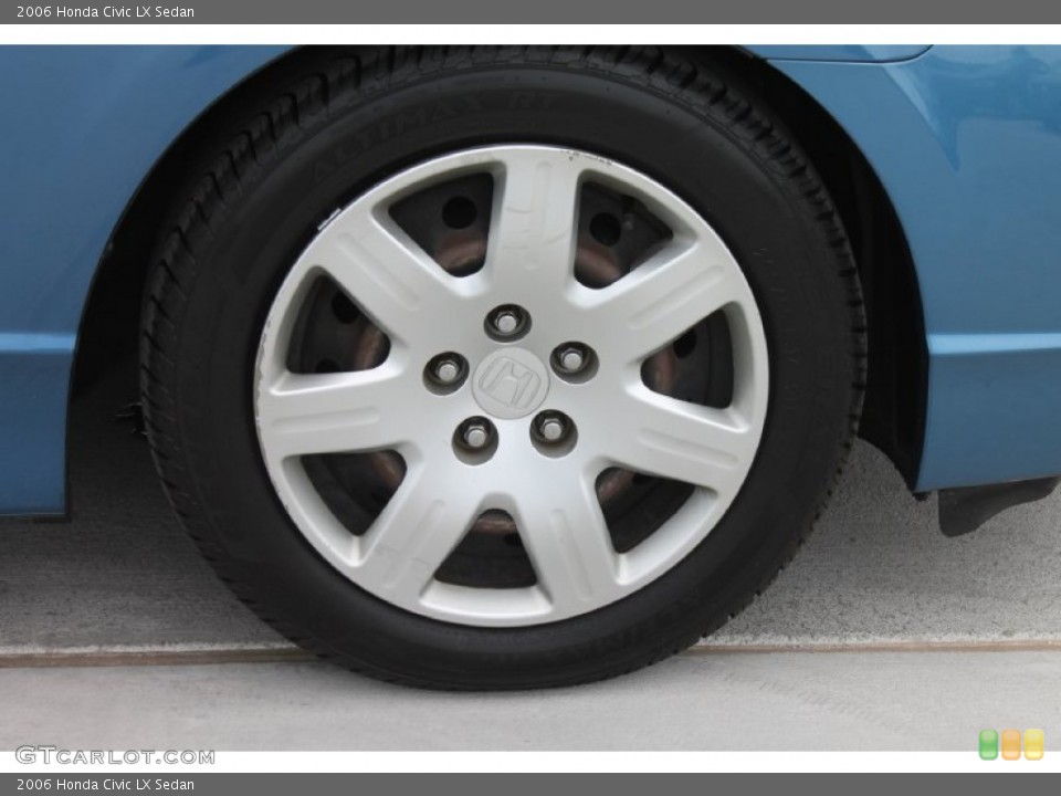 2006 Honda Civic LX Sedan Wheel and Tire Photo #83817022