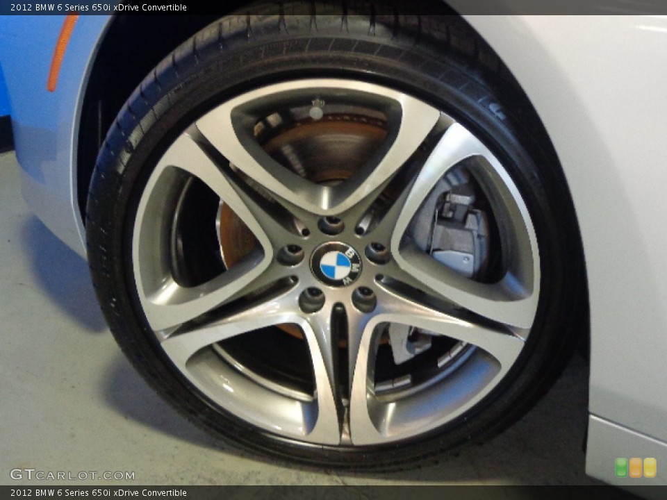 2012 BMW 6 Series 650i xDrive Convertible Wheel and Tire Photo #83819224