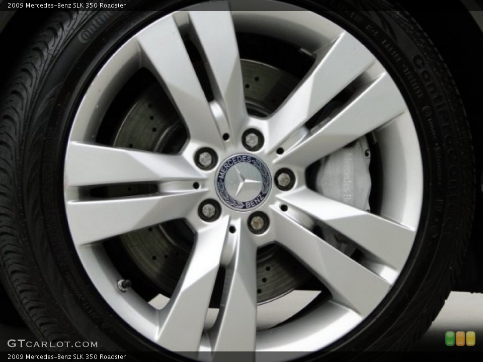 2009 Mercedes-Benz SLK 350 Roadster Wheel and Tire Photo #83828512