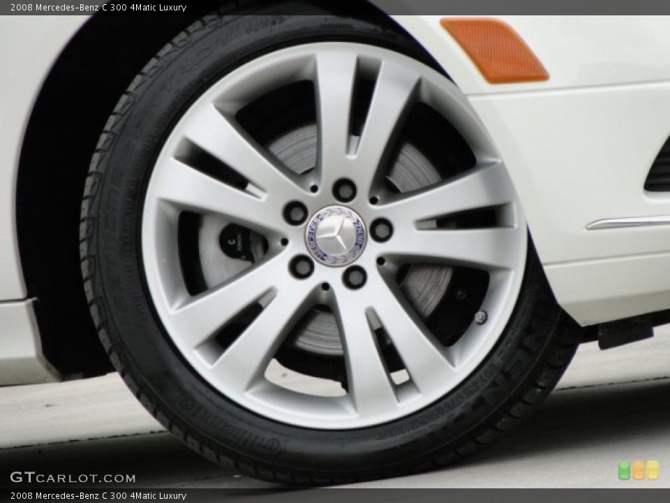 2008 Mercedes-Benz C 300 4Matic Luxury Wheel and Tire Photo #83828953