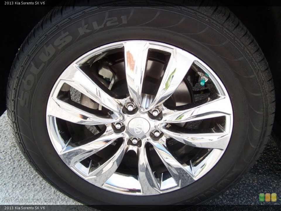 2013 Kia Sorento SX V6 Wheel and Tire Photo #83830306