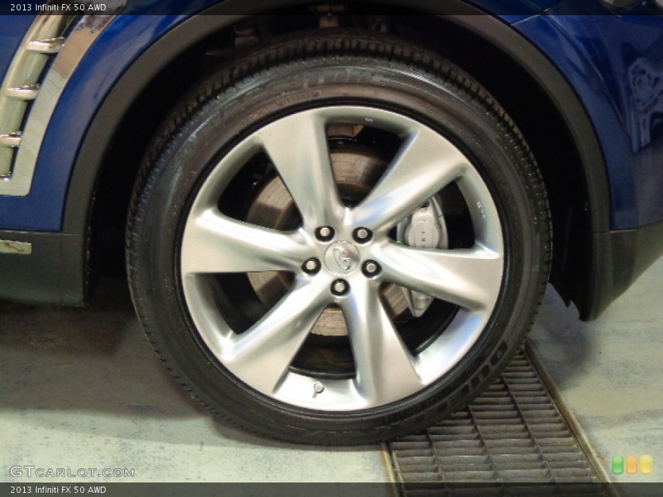 2013 Infiniti FX 50 AWD Wheel and Tire Photo #83861196
