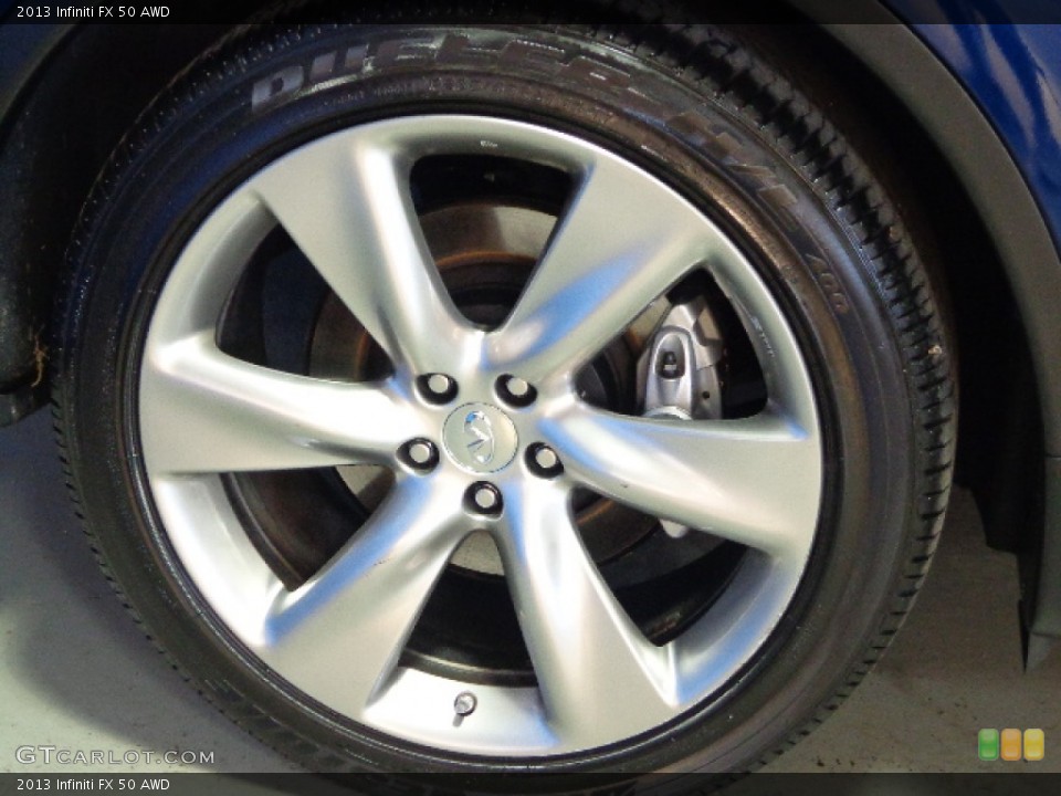 2013 Infiniti FX 50 AWD Wheel and Tire Photo #83861220