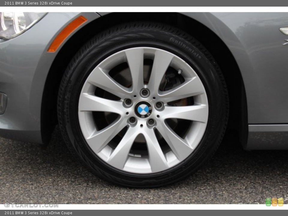 2011 BMW 3 Series 328i xDrive Coupe Wheel and Tire Photo #83863728