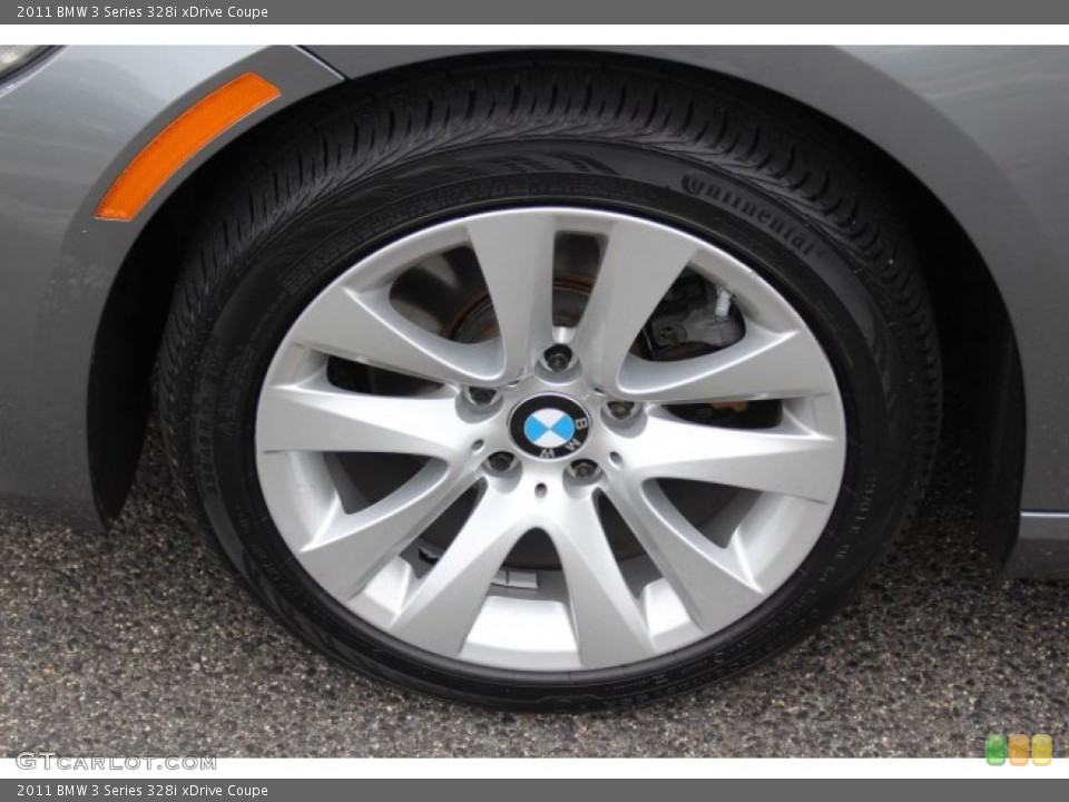 2011 BMW 3 Series 328i xDrive Coupe Wheel and Tire Photo #83863744
