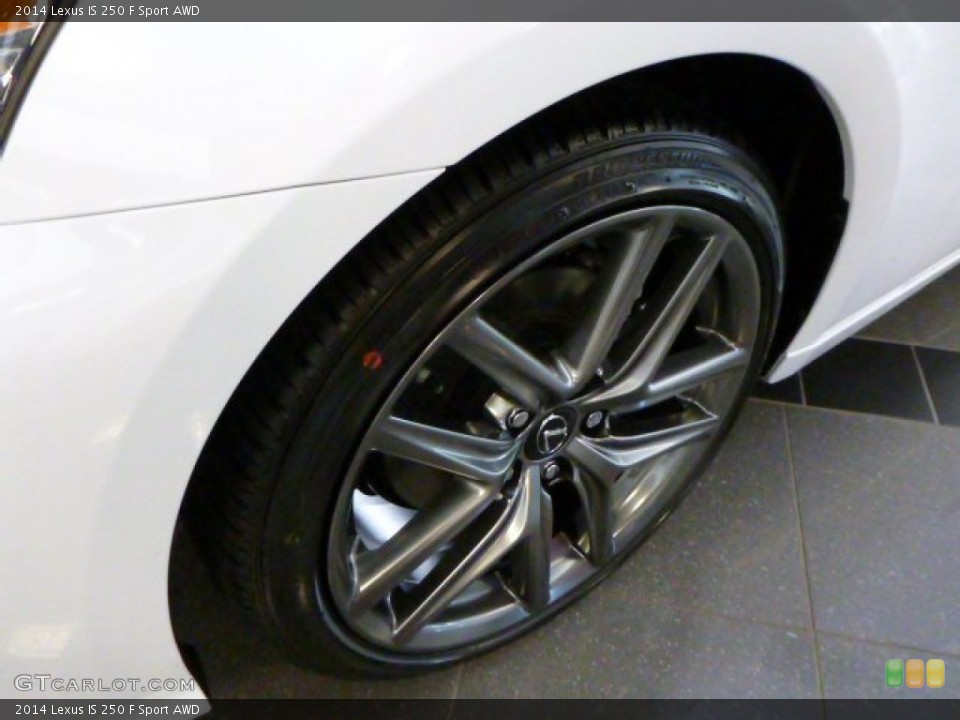 2014 Lexus IS 250 F Sport AWD Wheel and Tire Photo #83870058
