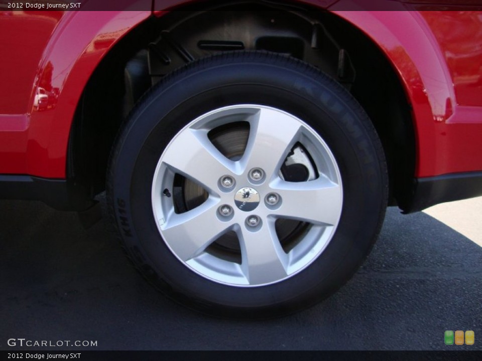 2012 Dodge Journey SXT Wheel and Tire Photo #83872032