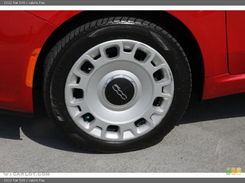 2012 Fiat 500 c cabrio Pop Wheel and Tire Photo #83875572