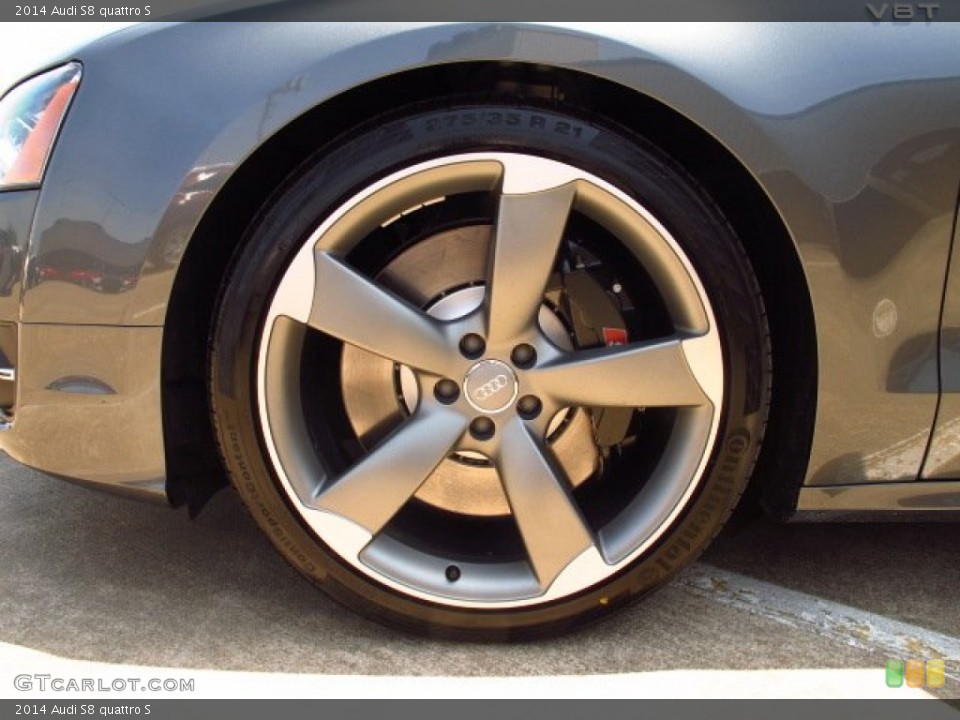 2014 Audi S8 quattro S Wheel and Tire Photo #83877180