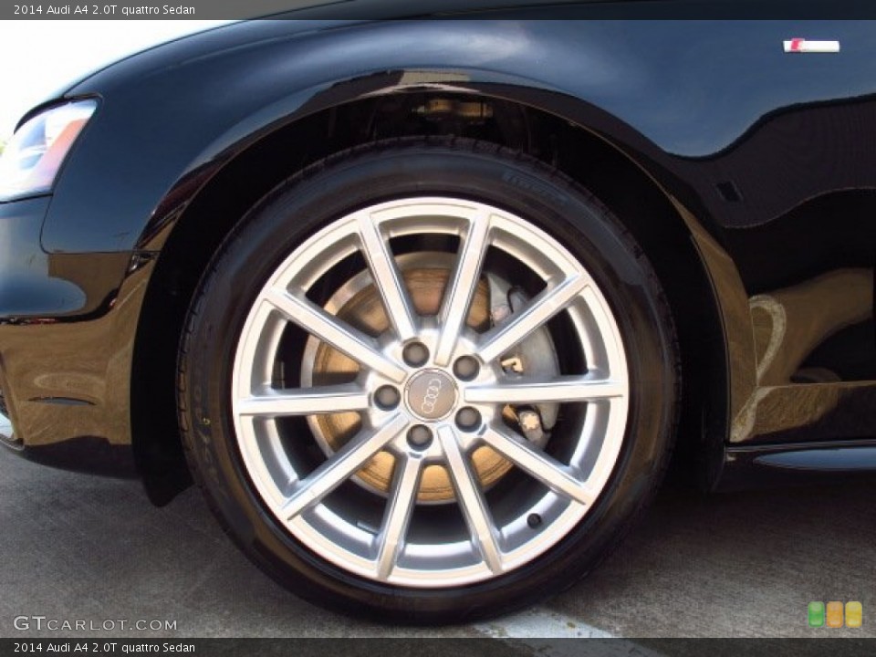 2014 Audi A4 2.0T quattro Sedan Wheel and Tire Photo #83877648