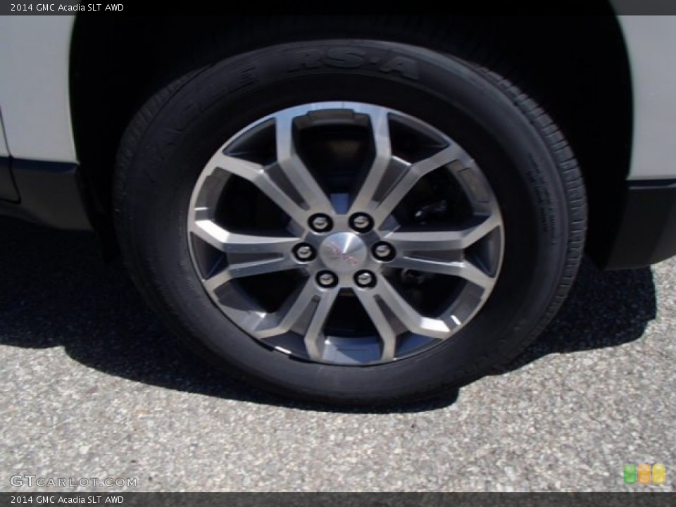 2014 GMC Acadia SLT AWD Wheel and Tire Photo #83886400