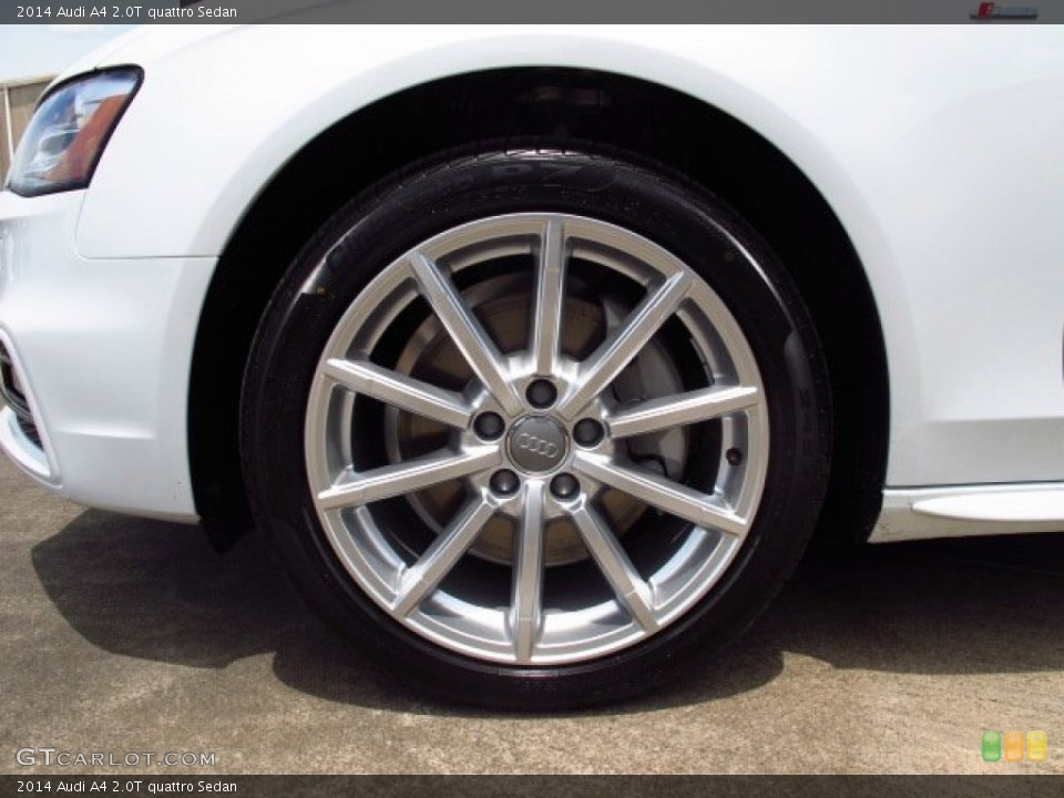 2014 Audi A4 2.0T quattro Sedan Wheel and Tire Photo #83887064