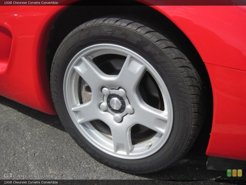 1998 Chevrolet Corvette Convertible Wheel and Tire Photo #83888794