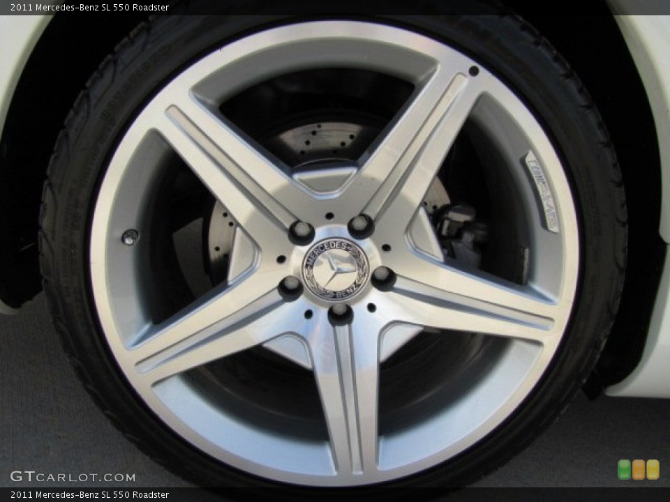 2011 Mercedes-Benz SL 550 Roadster Wheel and Tire Photo #83890732