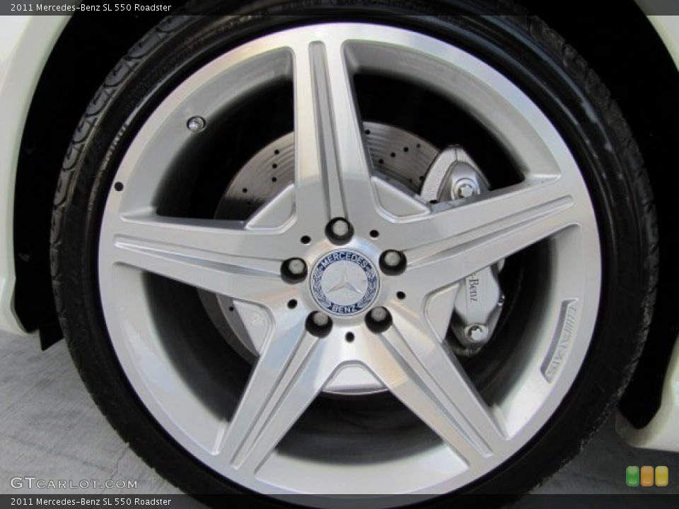 2011 Mercedes-Benz SL 550 Roadster Wheel and Tire Photo #83890751