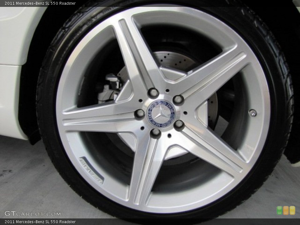 2011 Mercedes-Benz SL 550 Roadster Wheel and Tire Photo #83890774