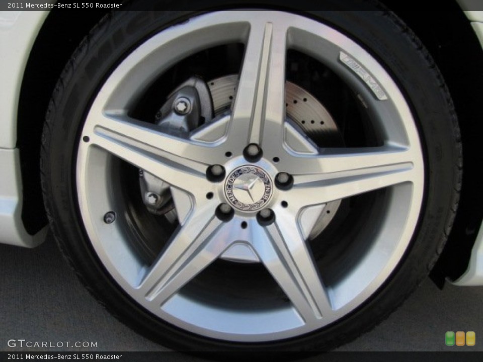 2011 Mercedes-Benz SL 550 Roadster Wheel and Tire Photo #83890795