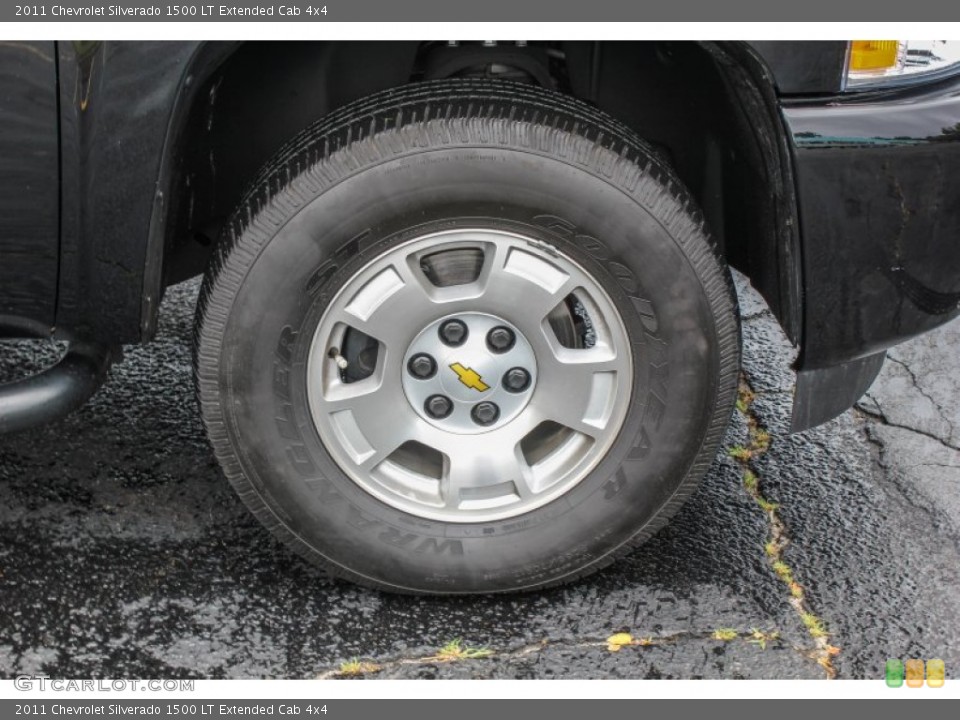 2011 Chevrolet Silverado 1500 LT Extended Cab 4x4 Wheel and Tire Photo #83891656