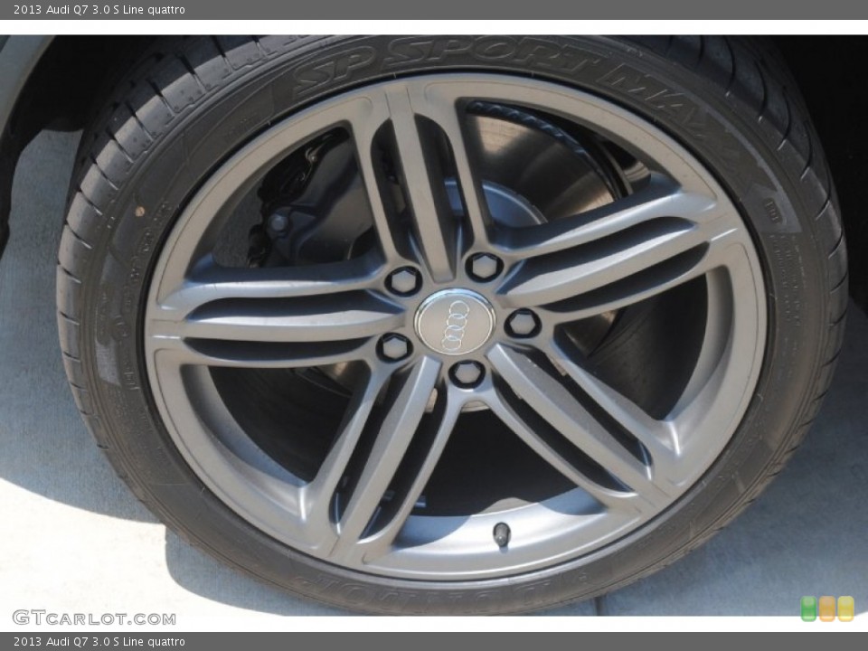 2013 Audi Q7 3.0 S Line quattro Wheel and Tire Photo #83892592