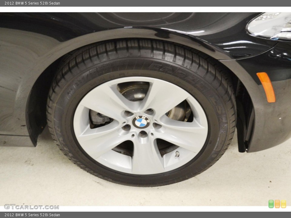 2012 BMW 5 Series 528i Sedan Wheel and Tire Photo #83900053