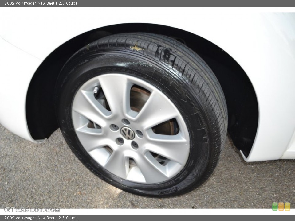 2009 Volkswagen New Beetle 2.5 Coupe Wheel and Tire Photo #83909614