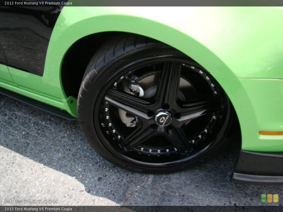 2013 Ford Mustang Custom Wheel and Tire Photo #83916679