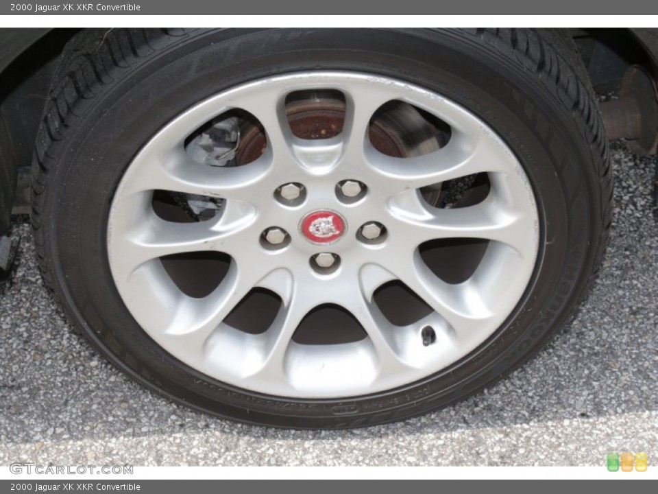 2000 Jaguar XK XKR Convertible Wheel and Tire Photo #83927947