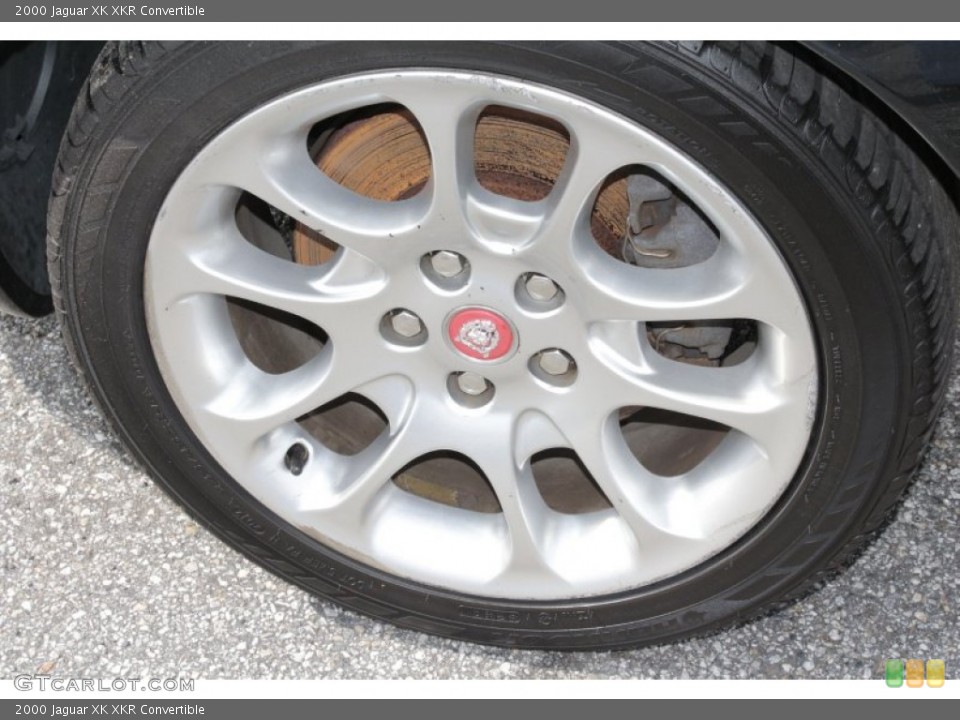 2000 Jaguar XK XKR Convertible Wheel and Tire Photo #83927962