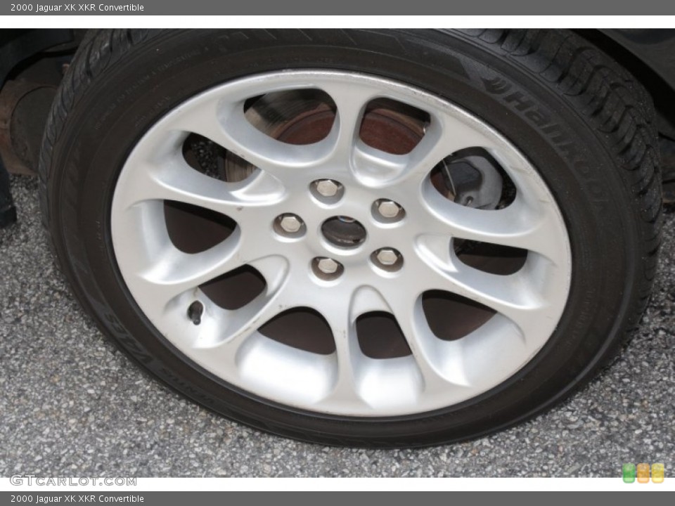 2000 Jaguar XK XKR Convertible Wheel and Tire Photo #83927983