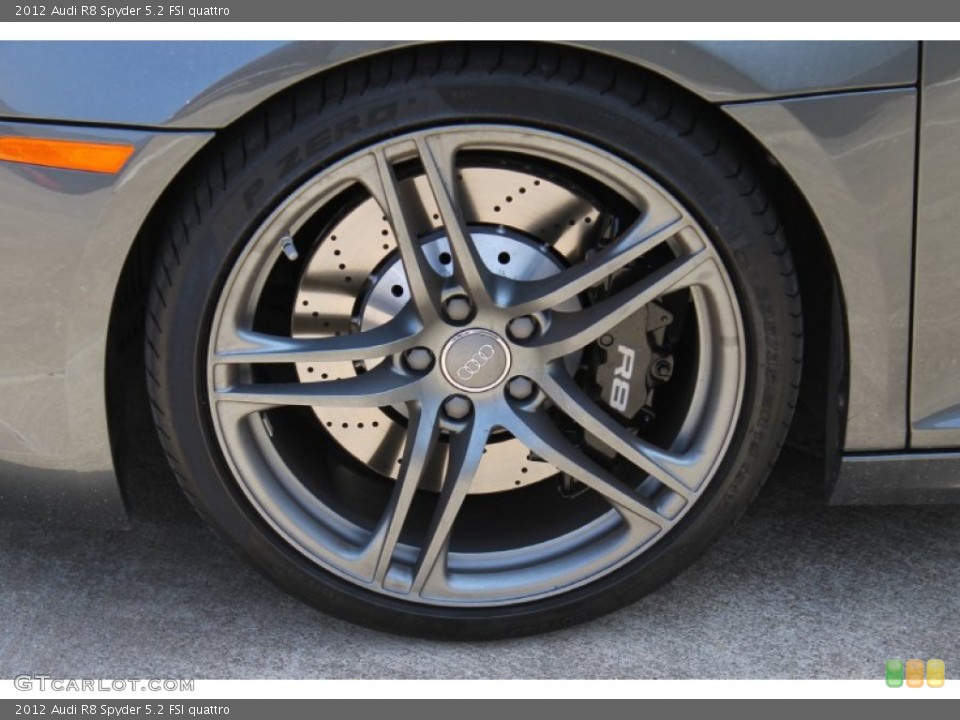 2012 Audi R8 Spyder 5.2 FSI quattro Wheel and Tire Photo #83928775