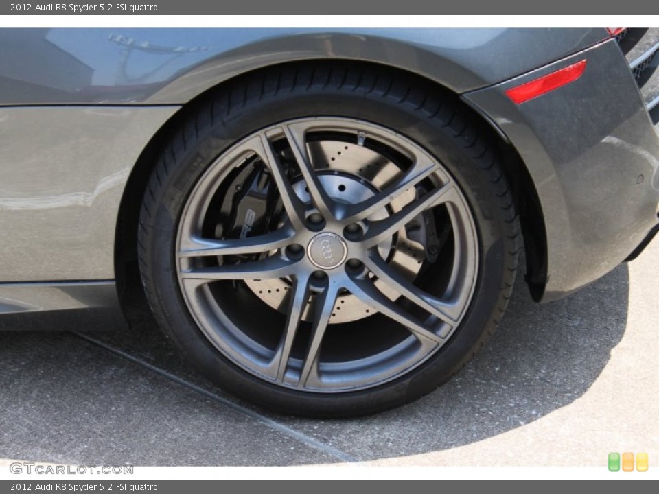 2012 Audi R8 Spyder 5.2 FSI quattro Wheel and Tire Photo #83928805
