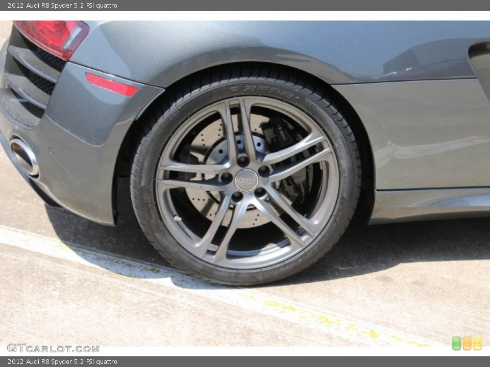 2012 Audi R8 Spyder 5.2 FSI quattro Wheel and Tire Photo #83928871