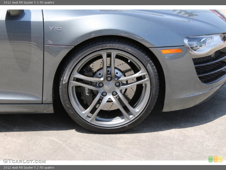 2012 Audi R8 Spyder 5.2 FSI quattro Wheel and Tire Photo #83928907