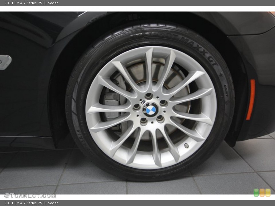 2011 BMW 7 Series 750Li Sedan Wheel and Tire Photo #83935543