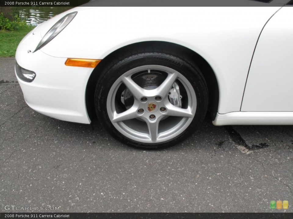 2008 Porsche 911 Carrera Cabriolet Wheel and Tire Photo #83946940