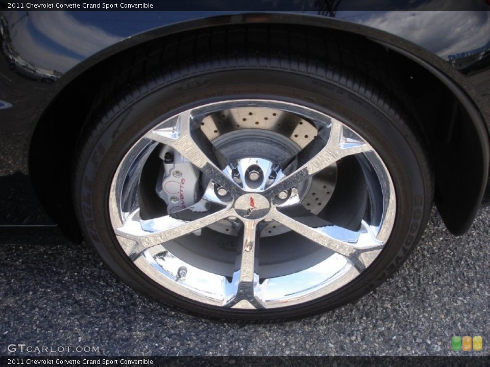 2011 Chevrolet Corvette Grand Sport Convertible Wheel and Tire Photo #83950048